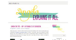 Desktop Screenshot of angelaexplainsitall.com